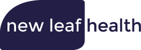 New Leaf Health navy blue logo