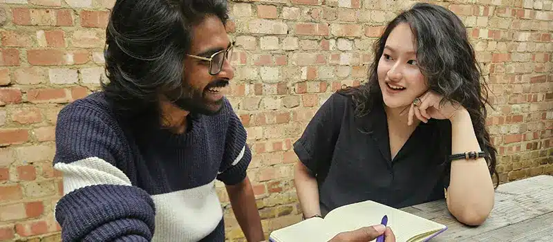 Two MHFAiders talking